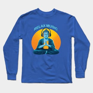 buddha music Long Sleeve T-Shirt